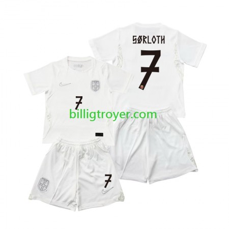 Billige Fotballdrakter Norge Alexander Sorloth 7 Barn Tredjedraktsett World Cup 2026 Kortermet